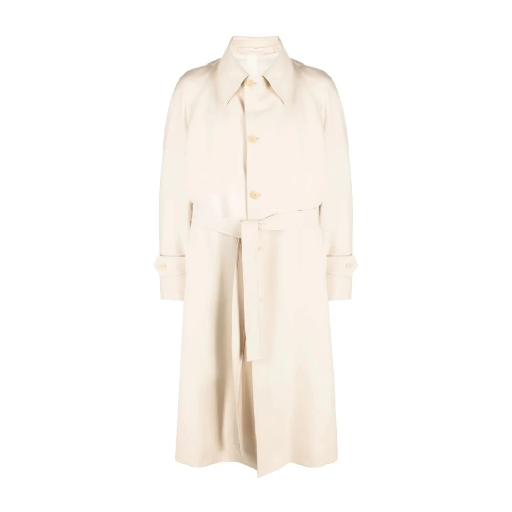 Giuliva Heritage Ivoor Raglan Mouw Jas Beige Heren