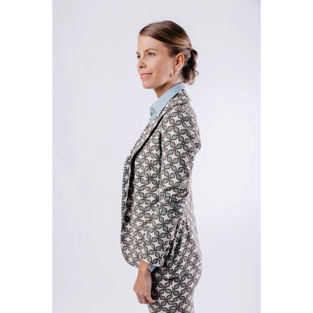 RRD Blazer met geometrisch patroon Multicolor Dames