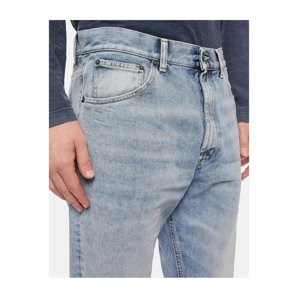 Dondup 800 Klassieke Straight Jeans voor Heren Blue Heren