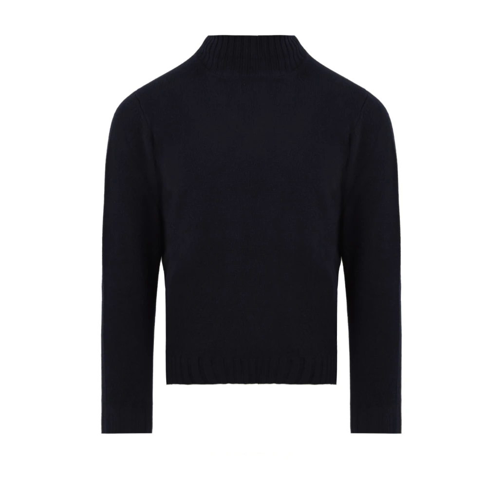 Filippo De Laurentiis Black Dolcevita Jumper - Male - Turtlenecks - 2XL - Knitwear