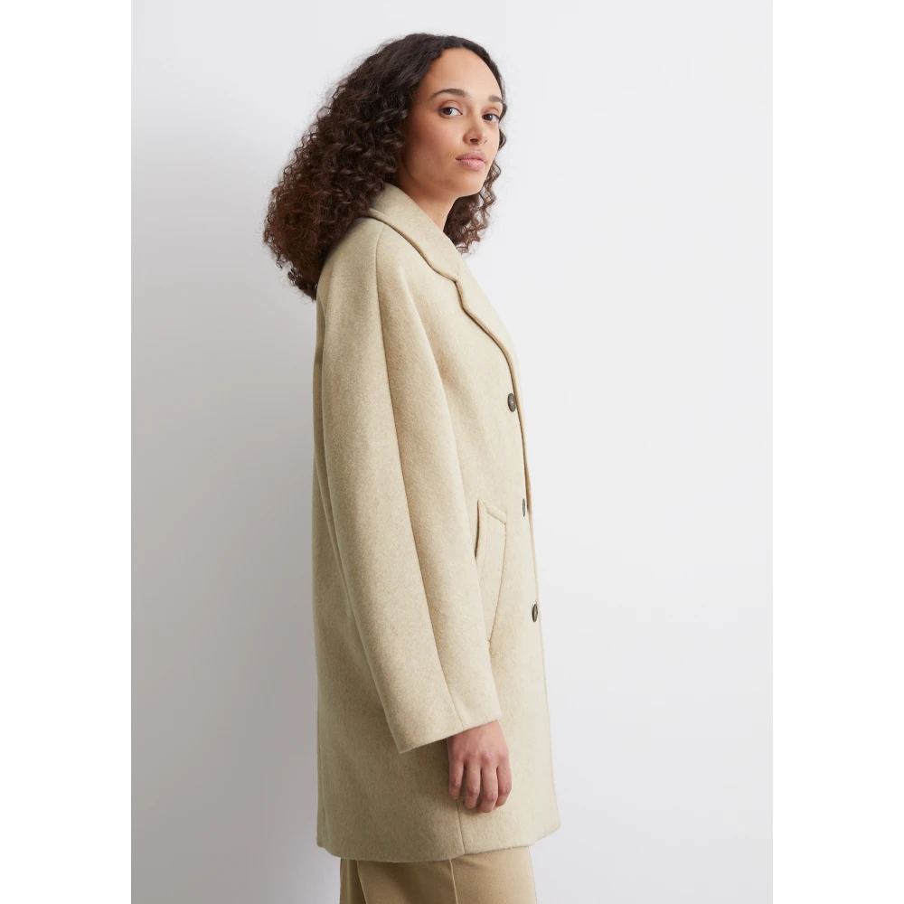 Marc O'Polo Caban jas relaxed Beige Dames