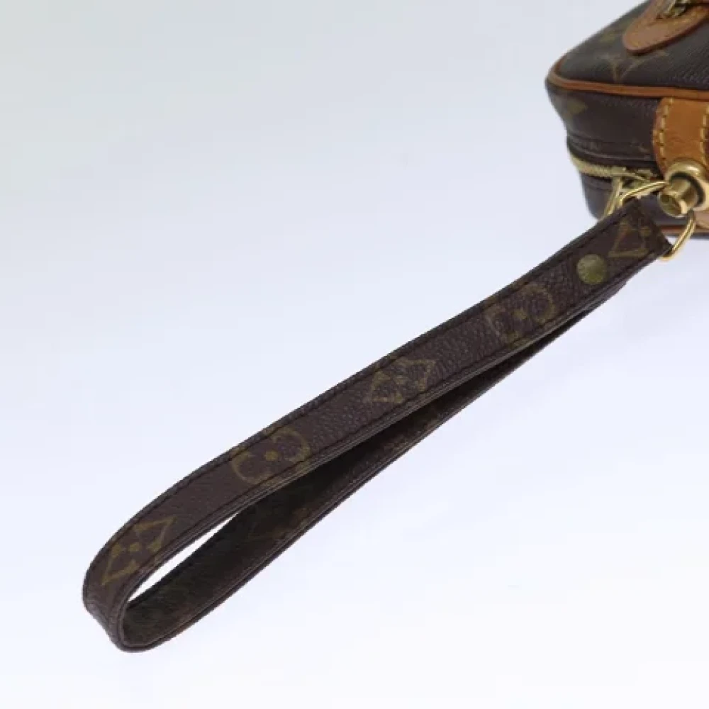 Louis Vuitton Vintage Pre-owned Canvas clutches Brown Dames