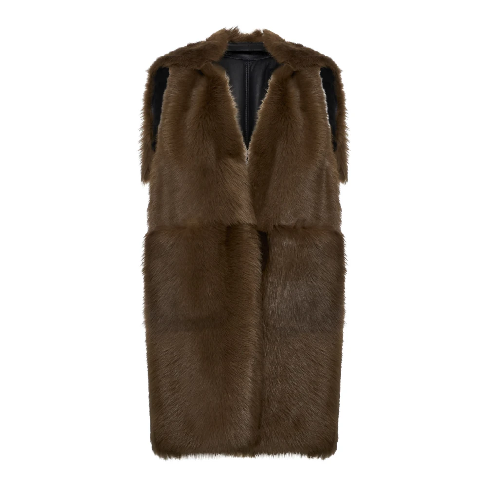 Max Mara Bruine Winterjas Brown Dames