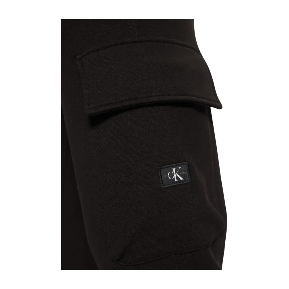 Calvin Klein Cargo Jogging Broek Black Heren
