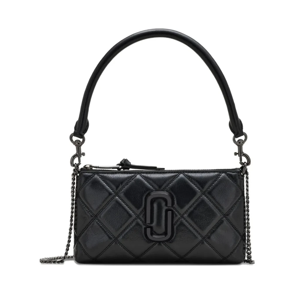Marc Jacobs Women's Black The Quilted Snapshot Convertible Shoulder Bag
