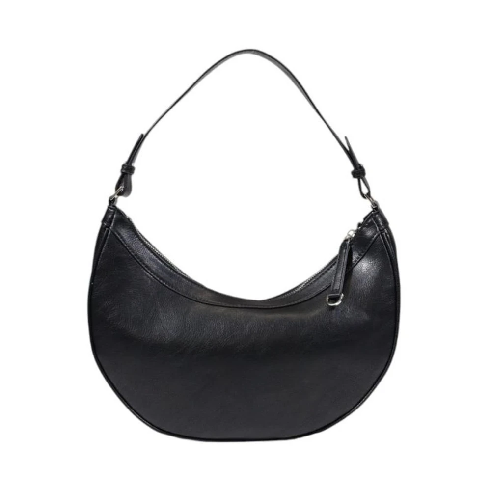 Replay Zwarte Polyester Handtas met Polyurethaan Details Black Dames