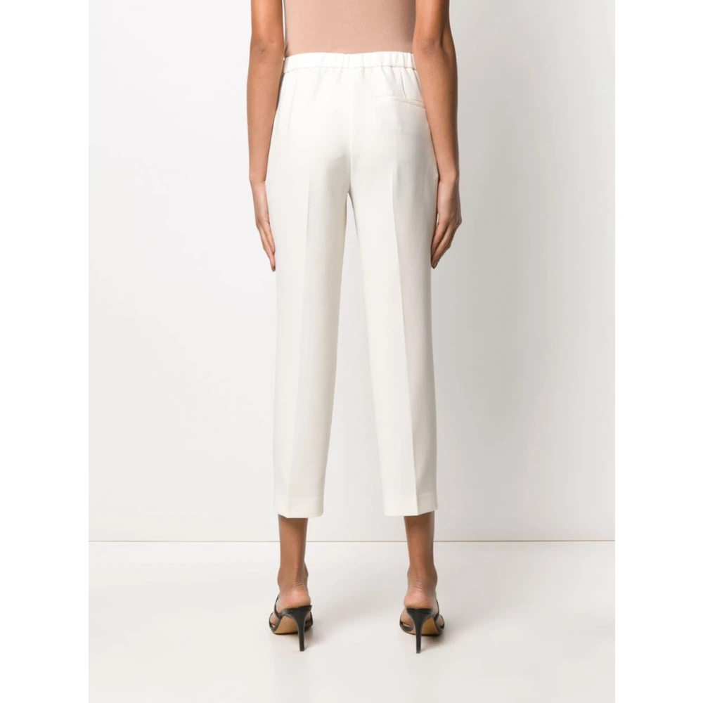 Theory Cropped Trousers White Dames