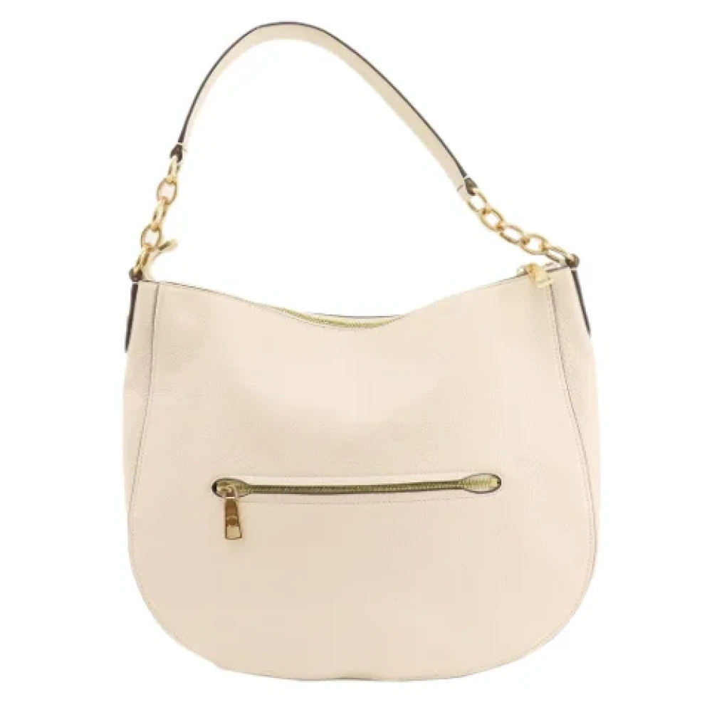 Coach Pre-owned Leather shoulder-bags Beige Dames