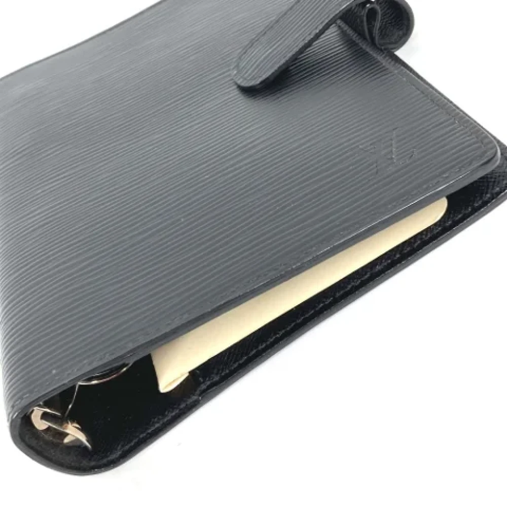 Louis Vuitton Vintage Pre-owned Leather home-office Black Dames