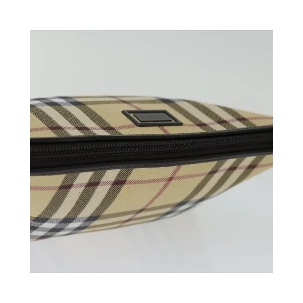 Burberry Vintage Pre-owned Canvas pouches Beige Dames