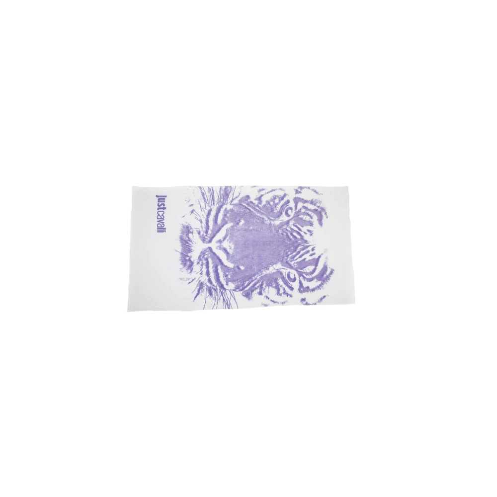 Just Cavalli Strandkleding Accessoires Strandhanddoeken White Unisex