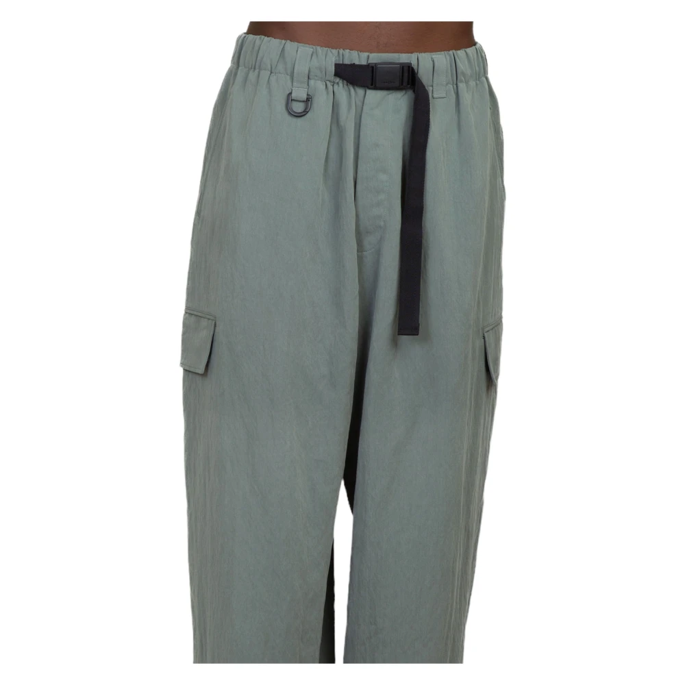 Y-3 Stone Green Wide Pants Green Heren