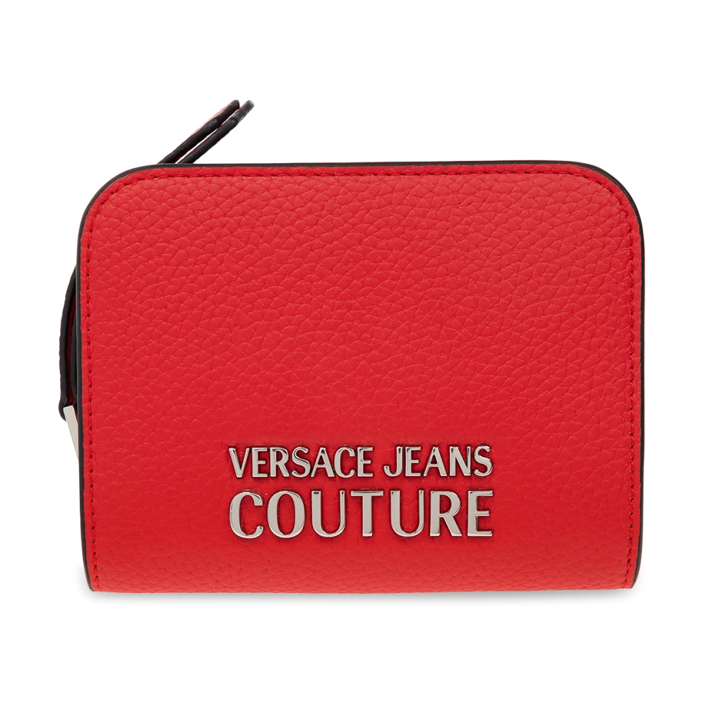 Versace Jeans Couture Portemonnee met logo Red Dames