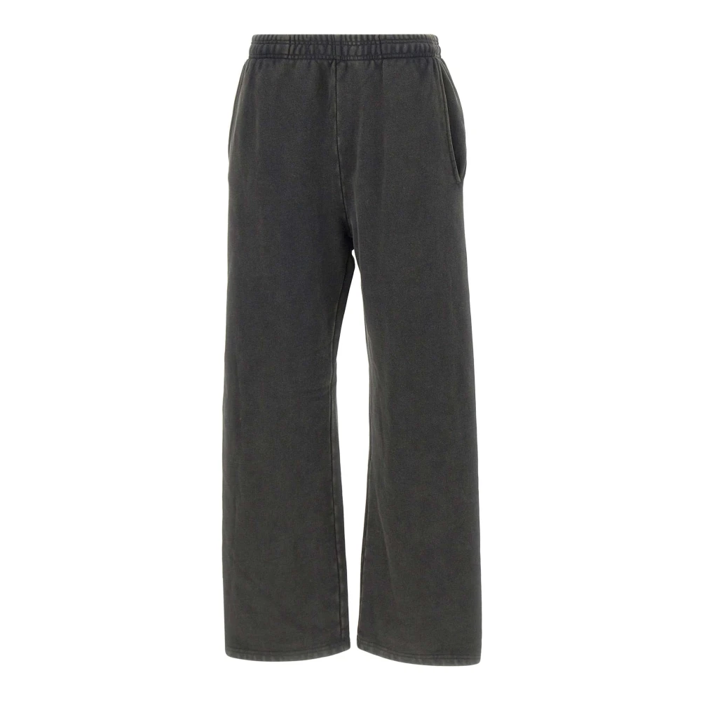 Entire Studios Women's Black Wide Trousers, Xs, Straight Leg Sweatpant