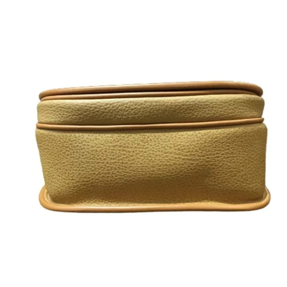 Gucci Vintage Pre-owned Leather shoulder-bags Beige Dames