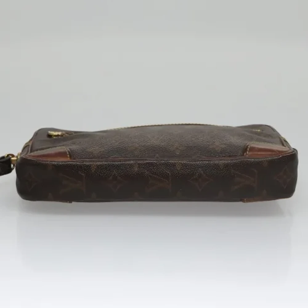 Louis Vuitton Vintage Pre-owned Canvas clutches Brown Dames