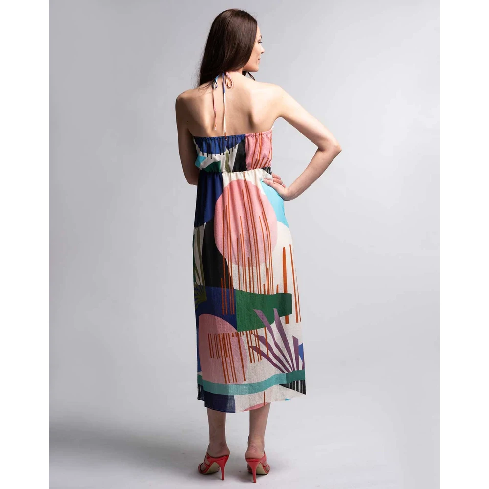 Naf Lange jurk Art. Senr27 Multicolor Dames