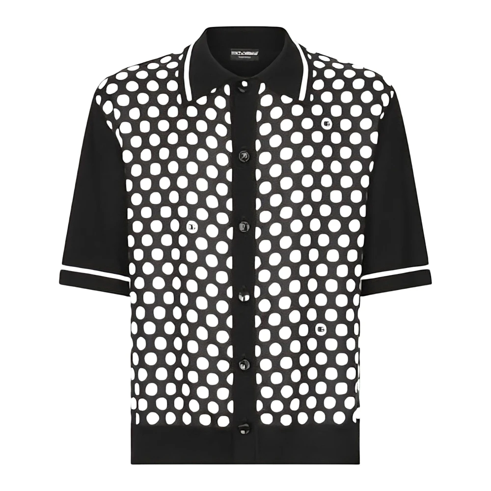 Dolce & Gabbana Hombre Negro - Polo - Shirts - L - Polo