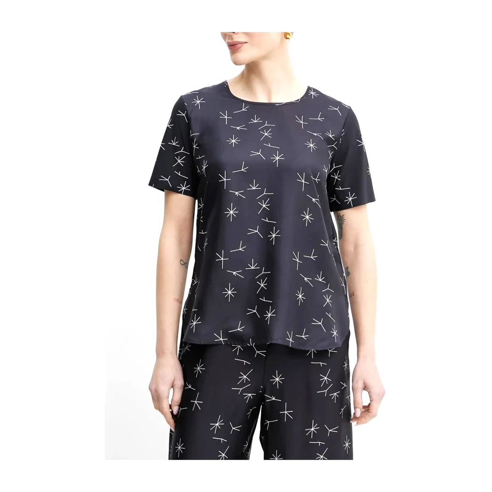 Max Mara - Tops > T-Shirts - Blue - Max Mara - Modalova