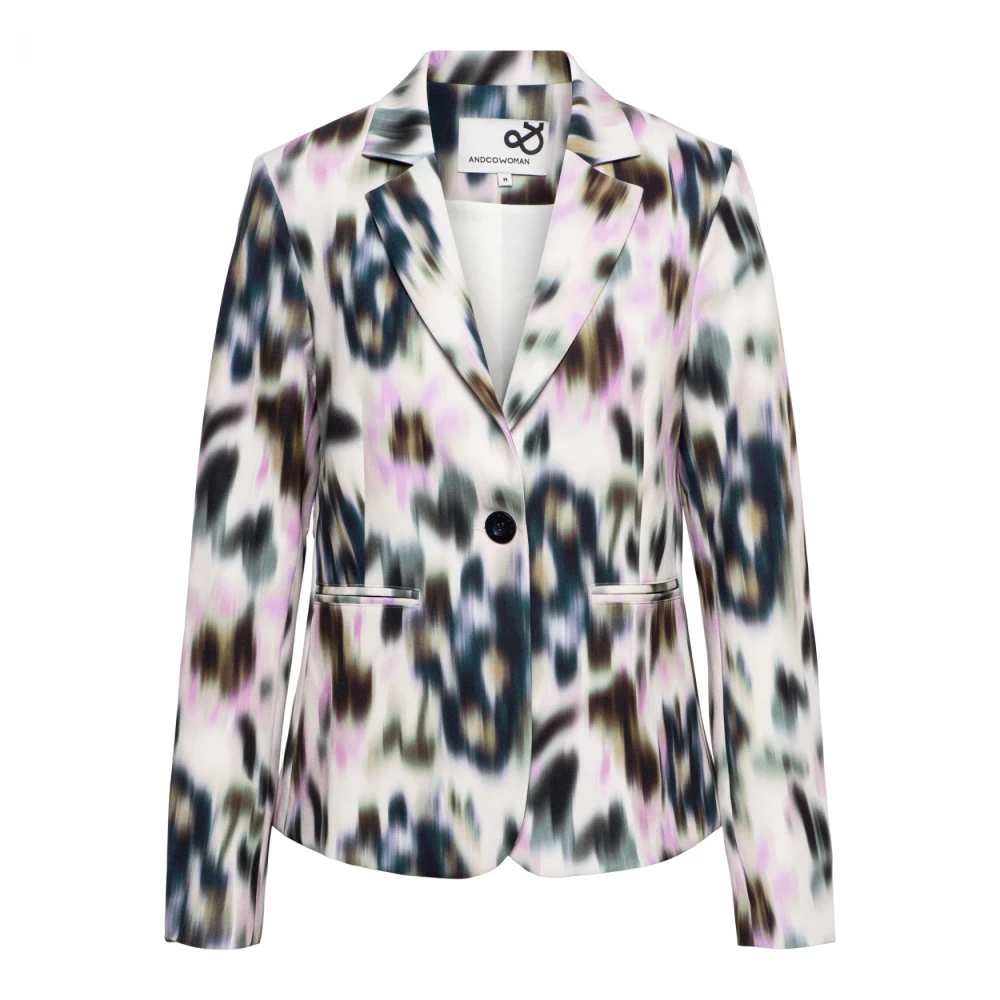 &Co Woman Blazer Dames Stijlvol & Elegant Multicolor Dames