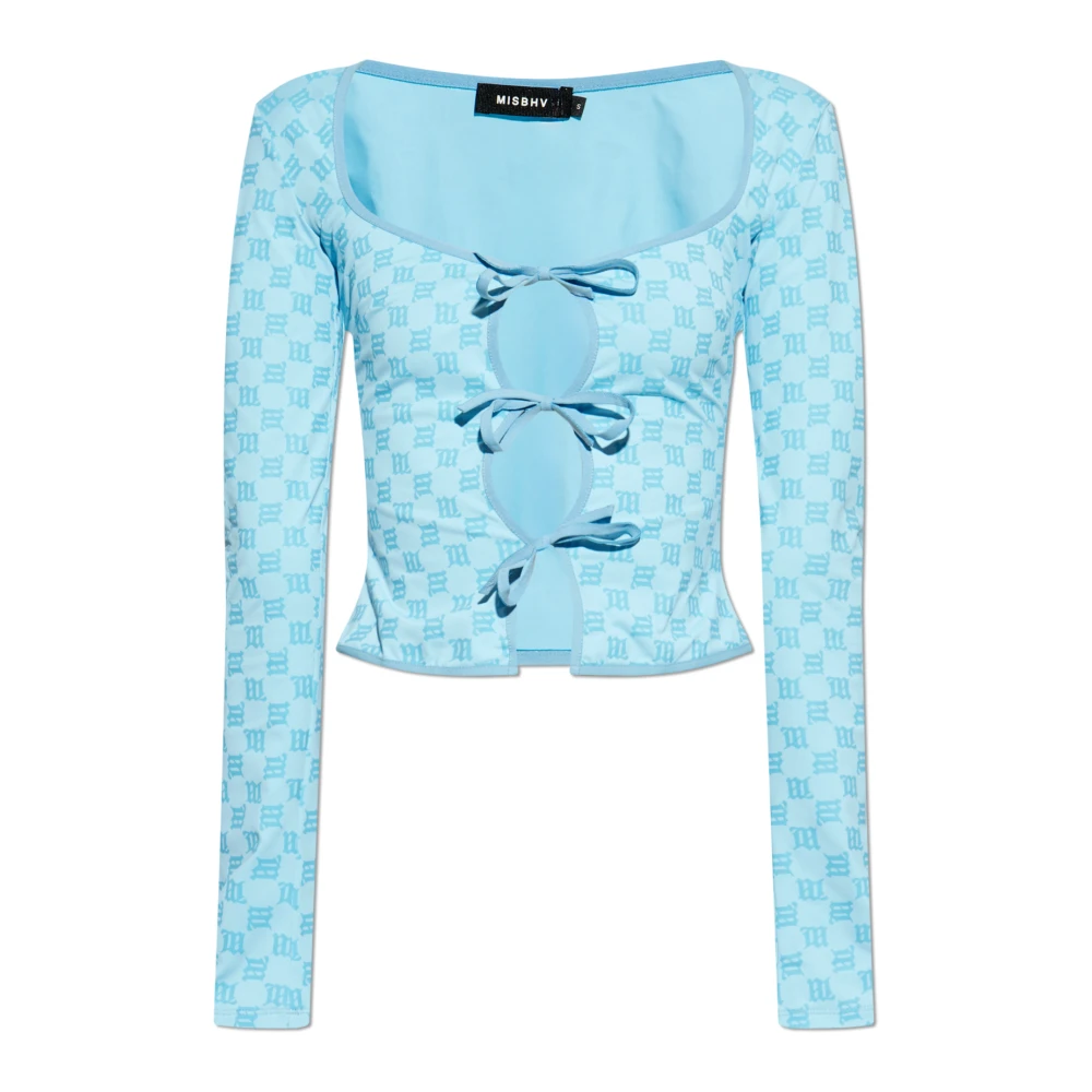 Misbhv Monogram top Blue Dames