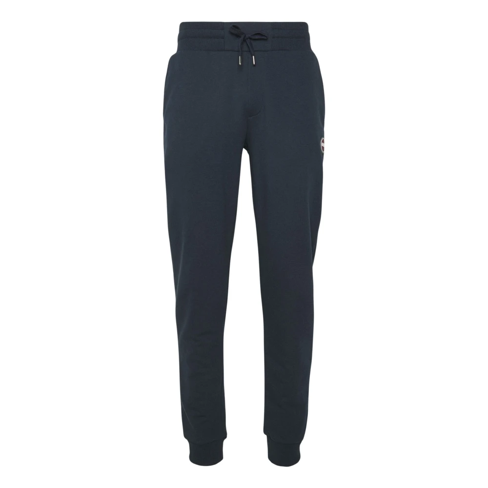 Colmar Katoenmix fleece herenbroek Blue Heren