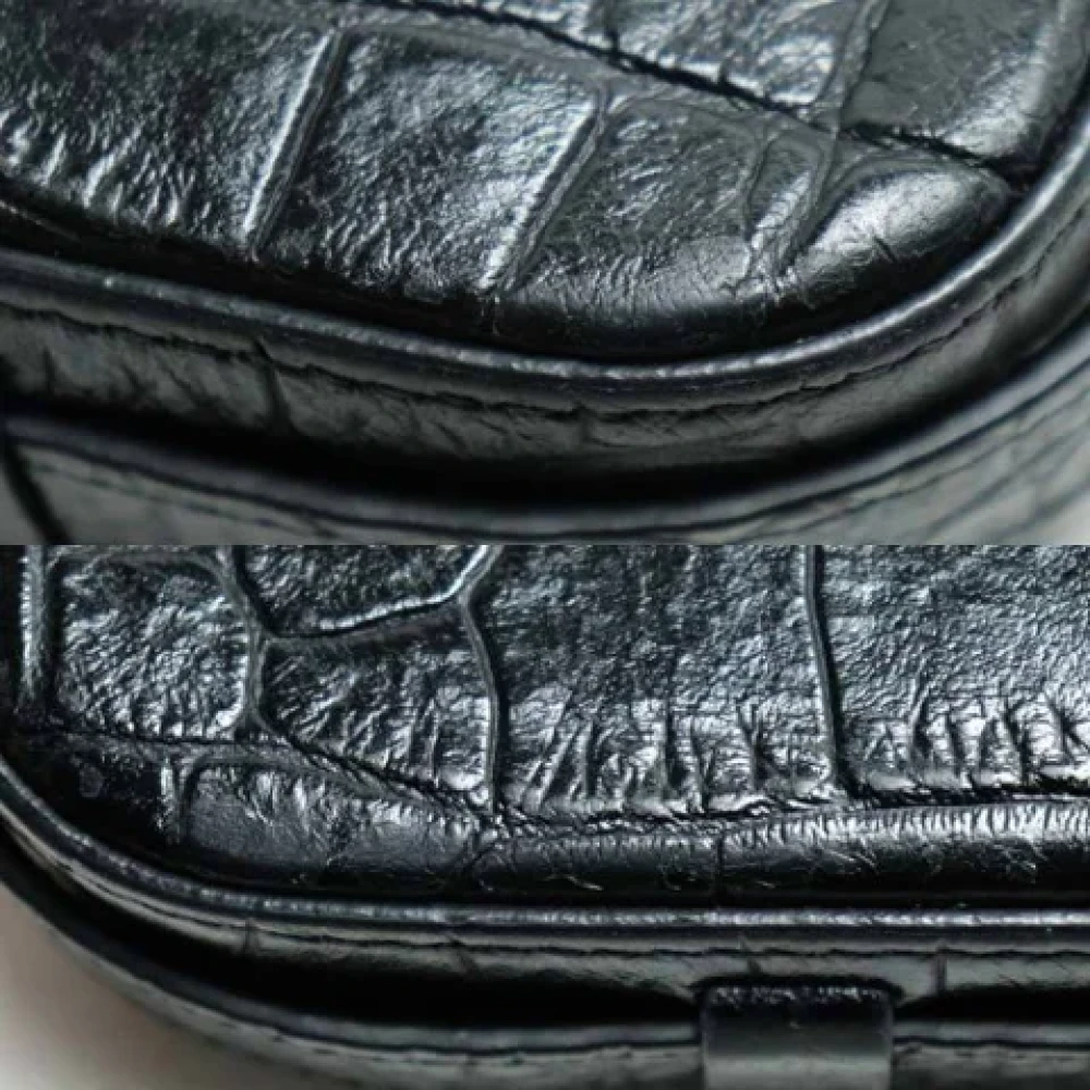 Celine Vintage Pre-owned Leather celine-bags Black Dames