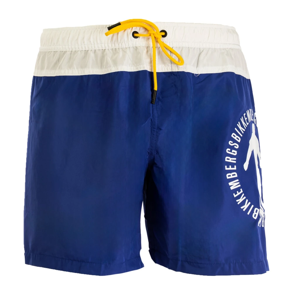 Bikkembergs Heren Zwemboxer Blauw Zomerstijl Blue Heren