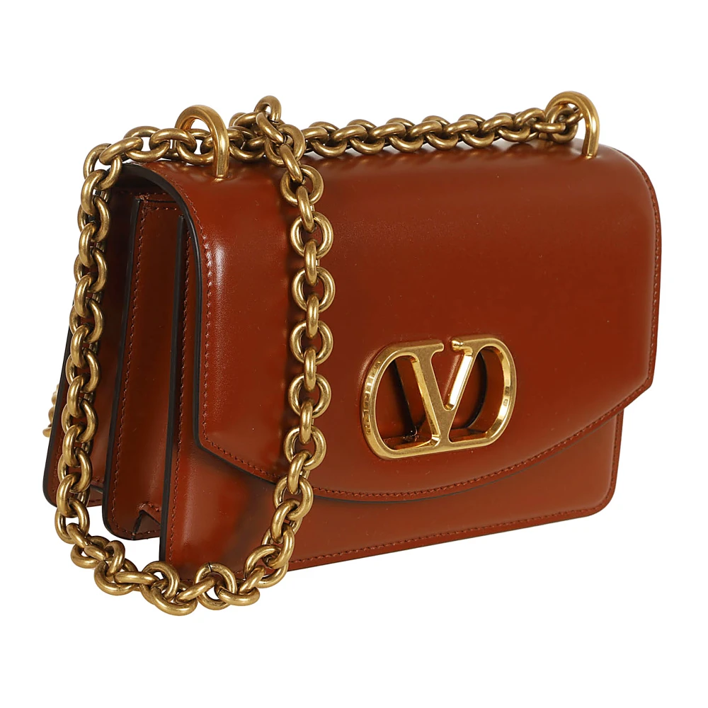 Valentino Garavani Donker Brandy Kleine Schoudertas Brown Dames