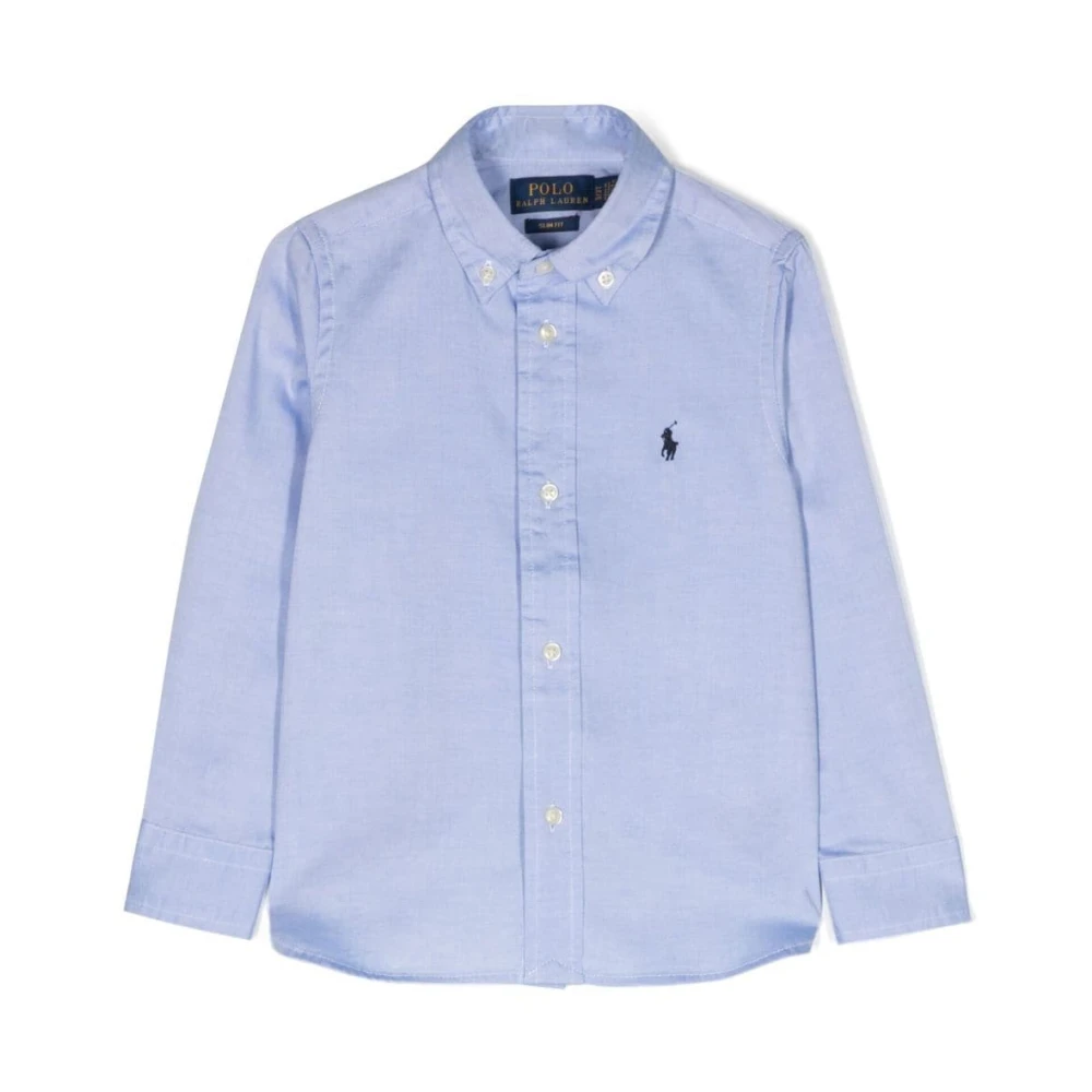 Polo Ralph Lauren Logo-Broderad Skjorta Blue, Pojke