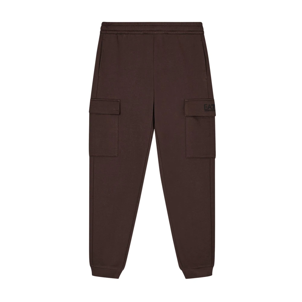 Emporio Armani Ea7 Mannelijk Bruin Straight Trousers