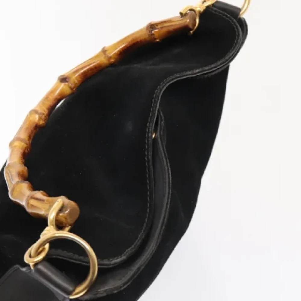 Gucci Vintage Pre-owned Leather handbags Black Dames