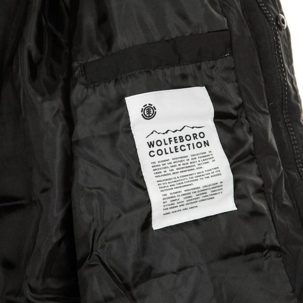 Element Lange Polar Parka Forest Night Green Heren