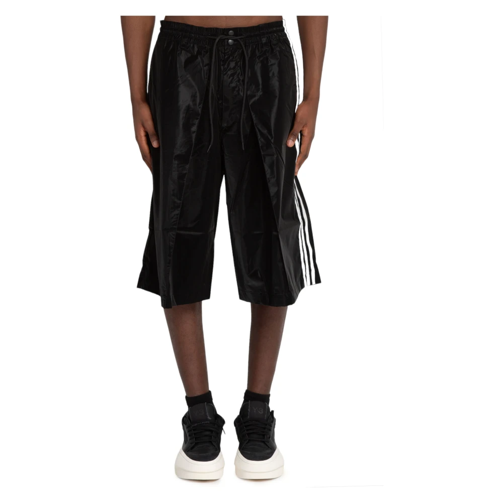 Y-3 Long Shorts Black Heren
