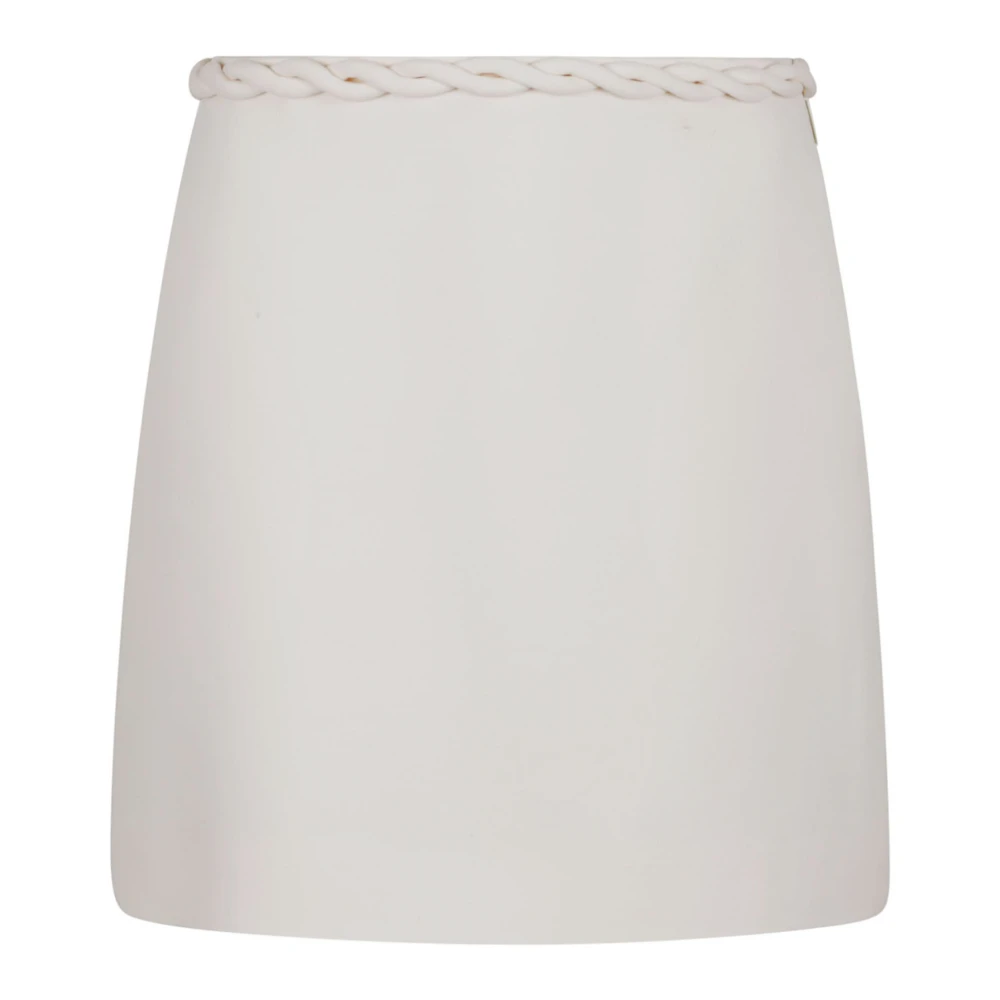 Valentino Garavani Ivoor Mini Rok Beige Dames