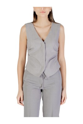 grey-v-neck-sleeveless-gilet-set