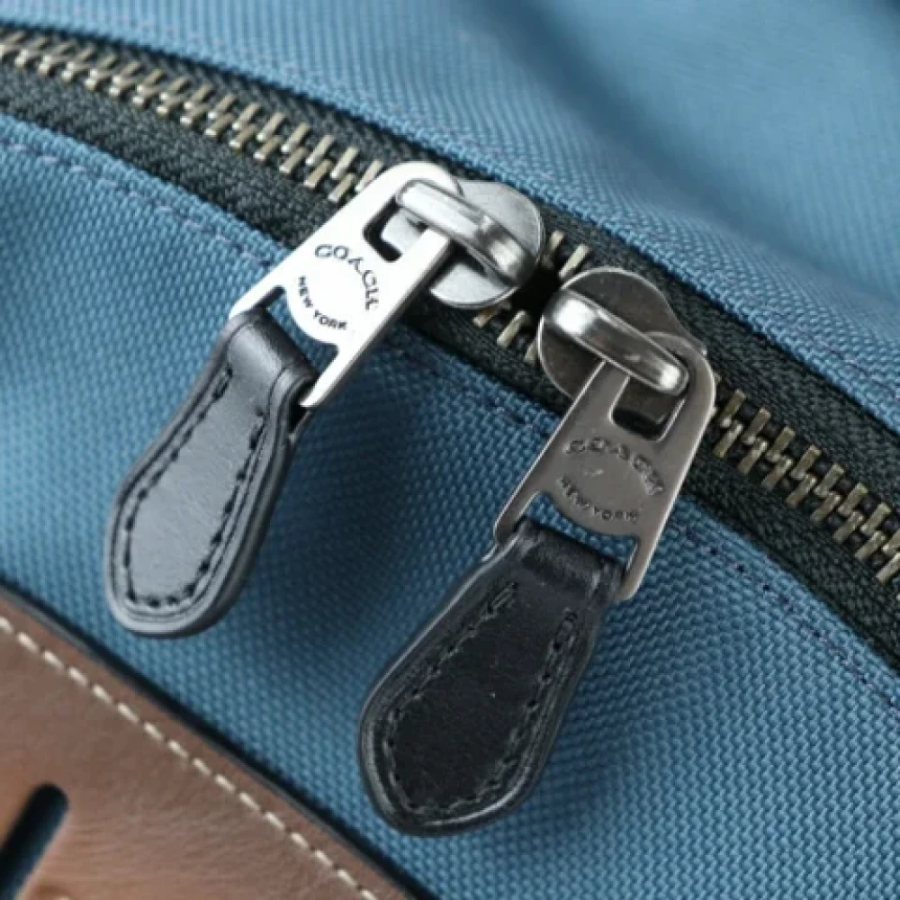 Coach Pre-owned Fabric backpacks Blue Dames