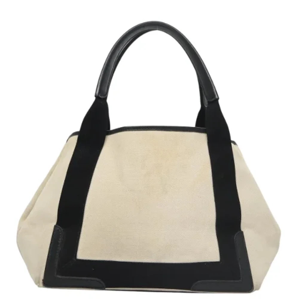 Balenciaga Vintage Pre-owned Canvas handbags White Dames