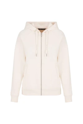 Stretch Fabric Zip-Up Hoodie