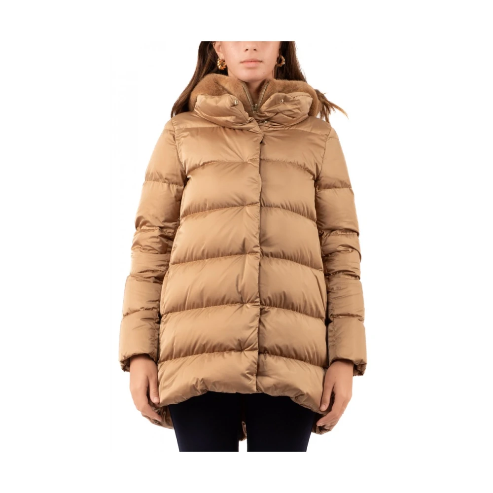 Herno Puffer Jacket Brown Dames