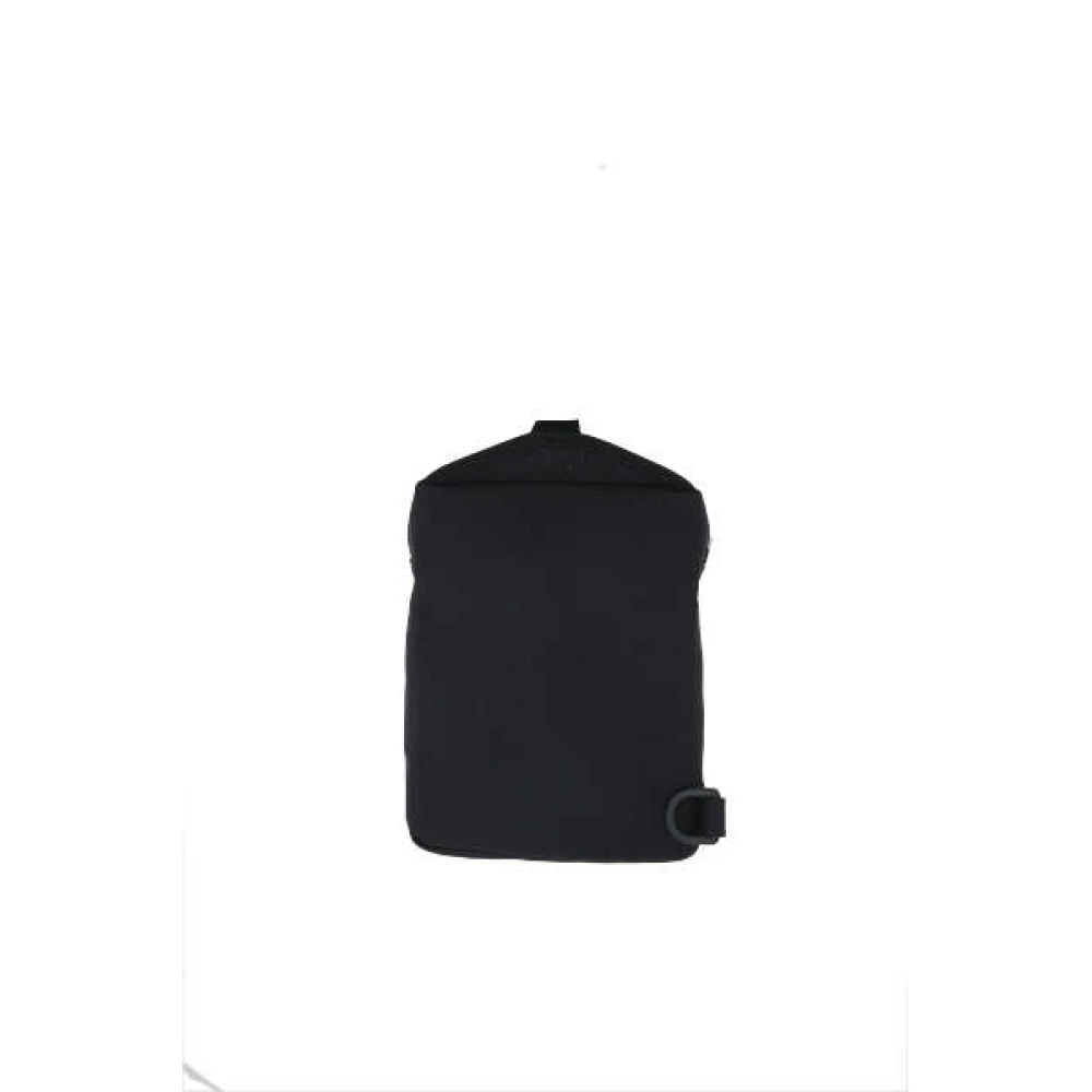 Balenciaga Zwarte Nylon Schoudertas met Politieke Campagne Print Black Heren