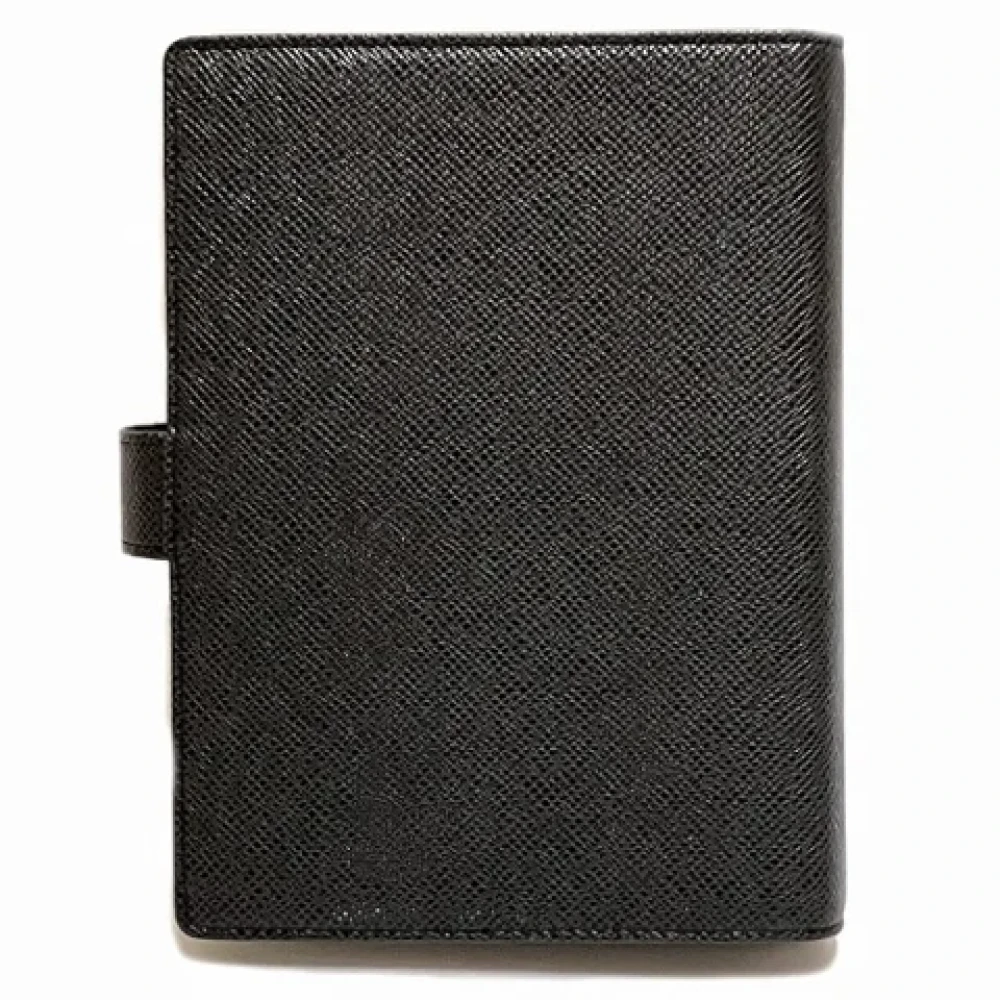 Louis Vuitton Vintage Pre-owned Leather home-office Black Heren