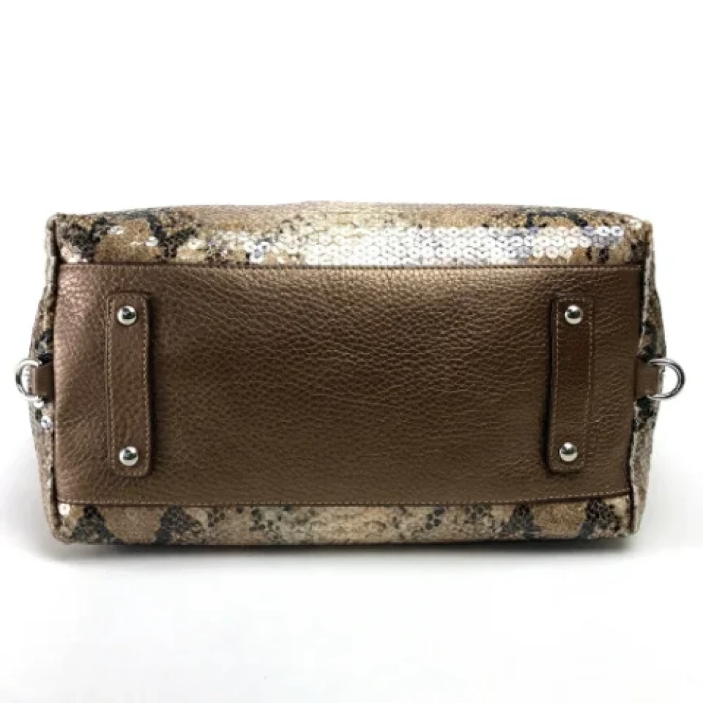 Coach Pre-owned Canvas handbags Beige Dames