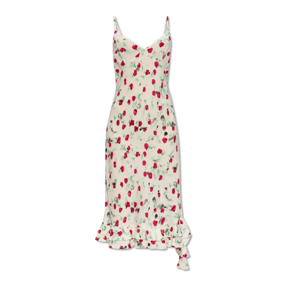 Marni Women's Beige Floral Dress