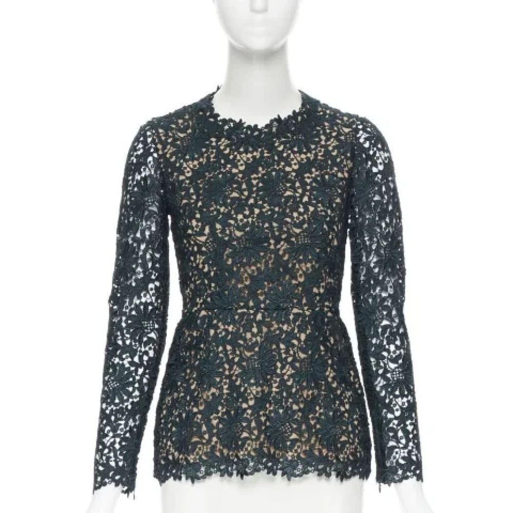 Stella McCartney Pre-owned Lace tops Green Dames