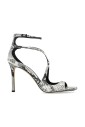 sandales-en-cuir-python-gris