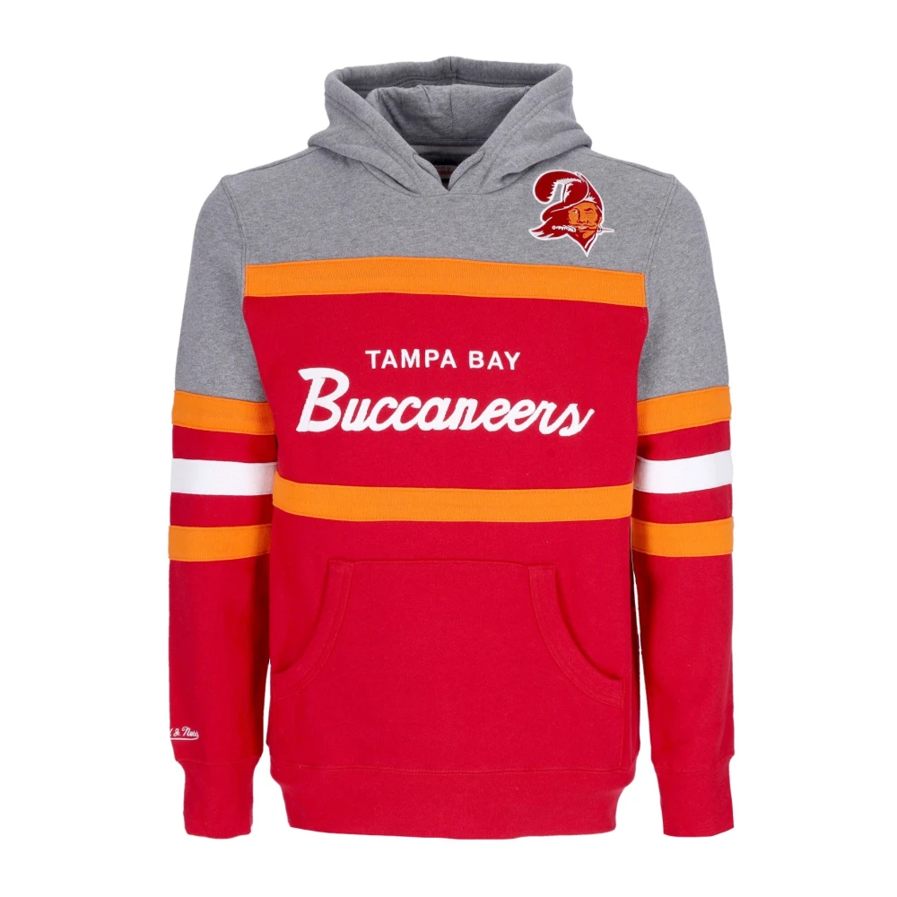 Mitchell & Ness NFL Headcoach Hoodie Scarlet Red Heren