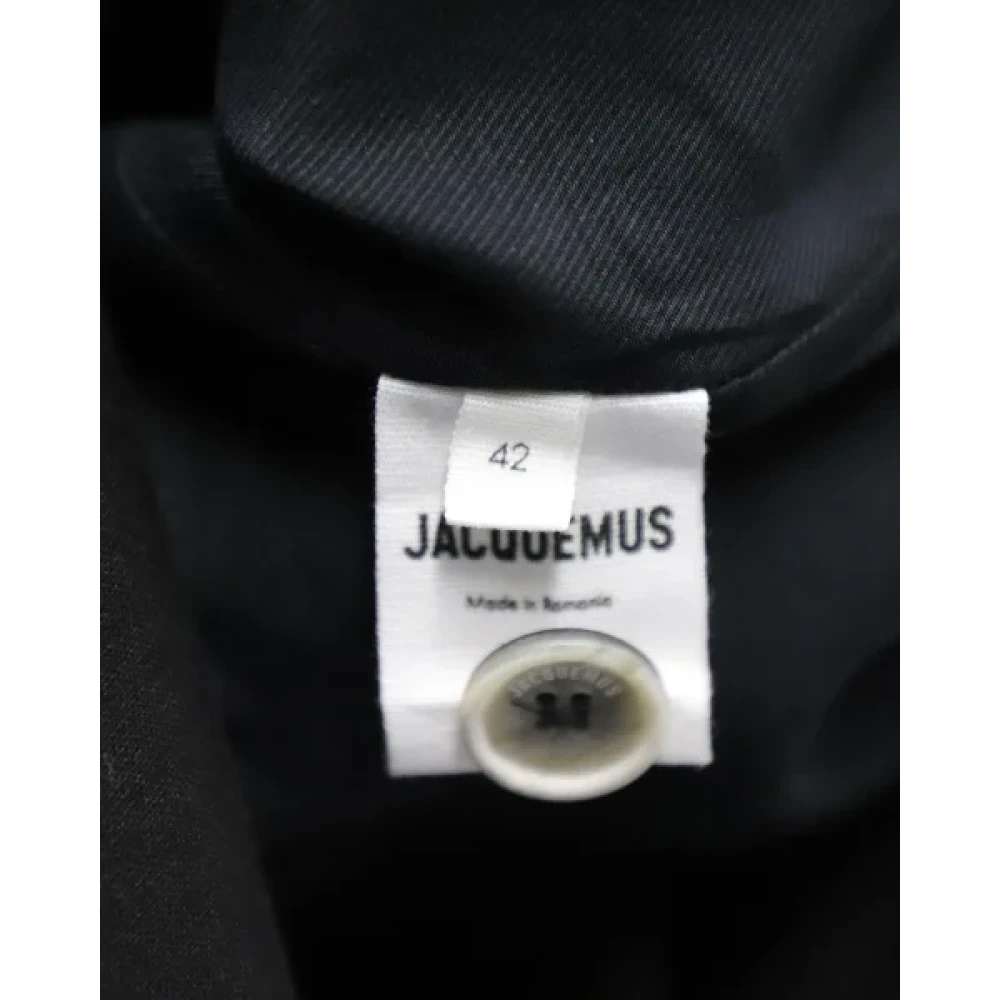 Jacquemus Pre-owned Fabric outerwear Black Dames