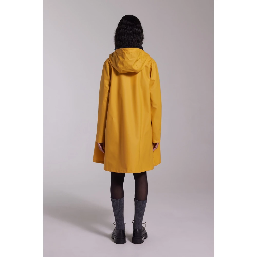 Stutterheim A-lijn Waterdichte Regenjas voor Vrouwen Yellow Dames