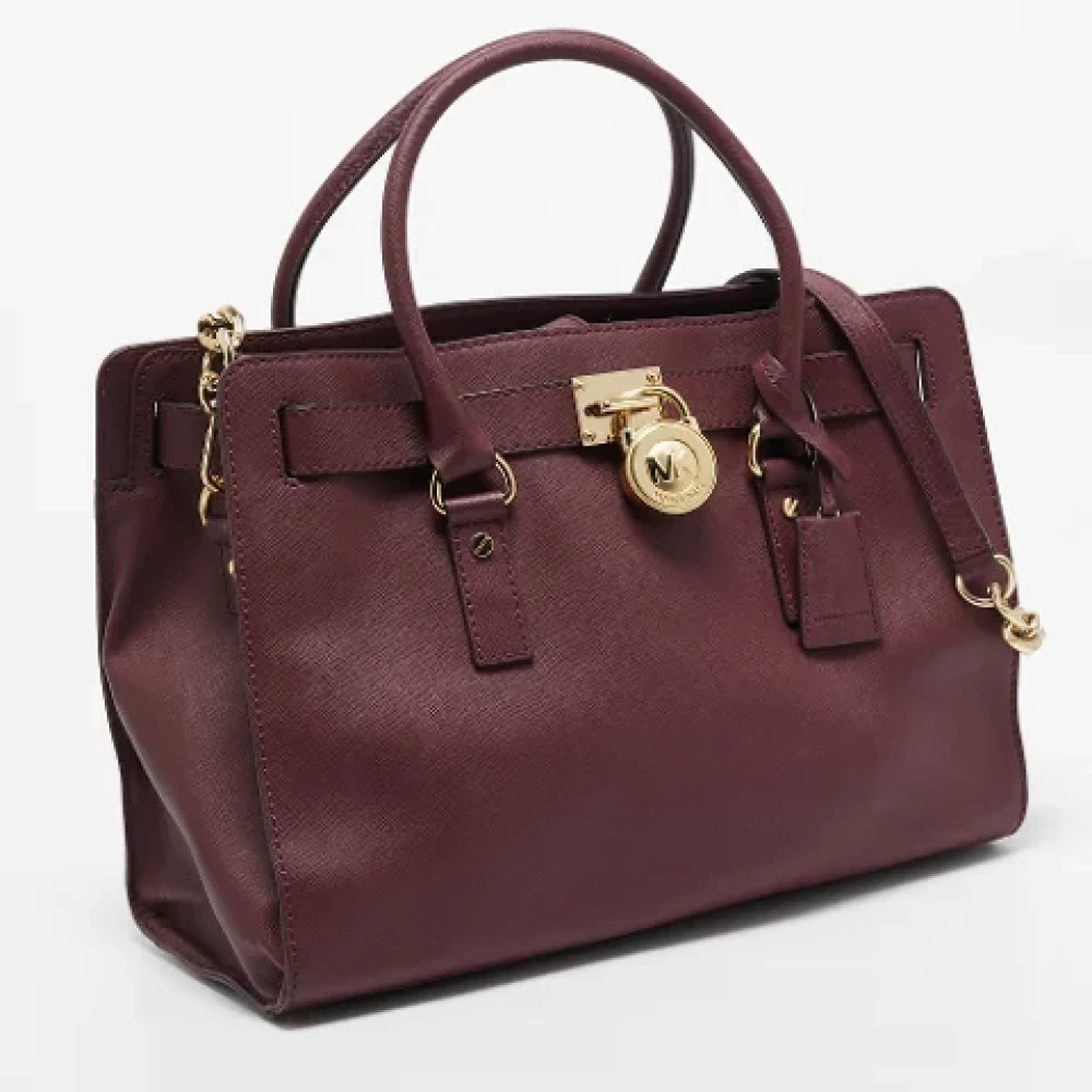 Michael Kors Pre-owned Leather totes Red Dames